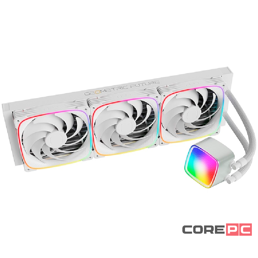 Система жидкостного охлаждения для процессора Geometric Future Eskimo Pro 420 ARGB White (1C253W0421000)