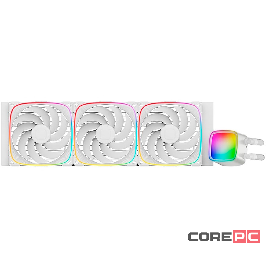 Система жидкостного охлаждения для процессора Geometric Future Eskimo Pro 420 ARGB White (1C253W0421000)