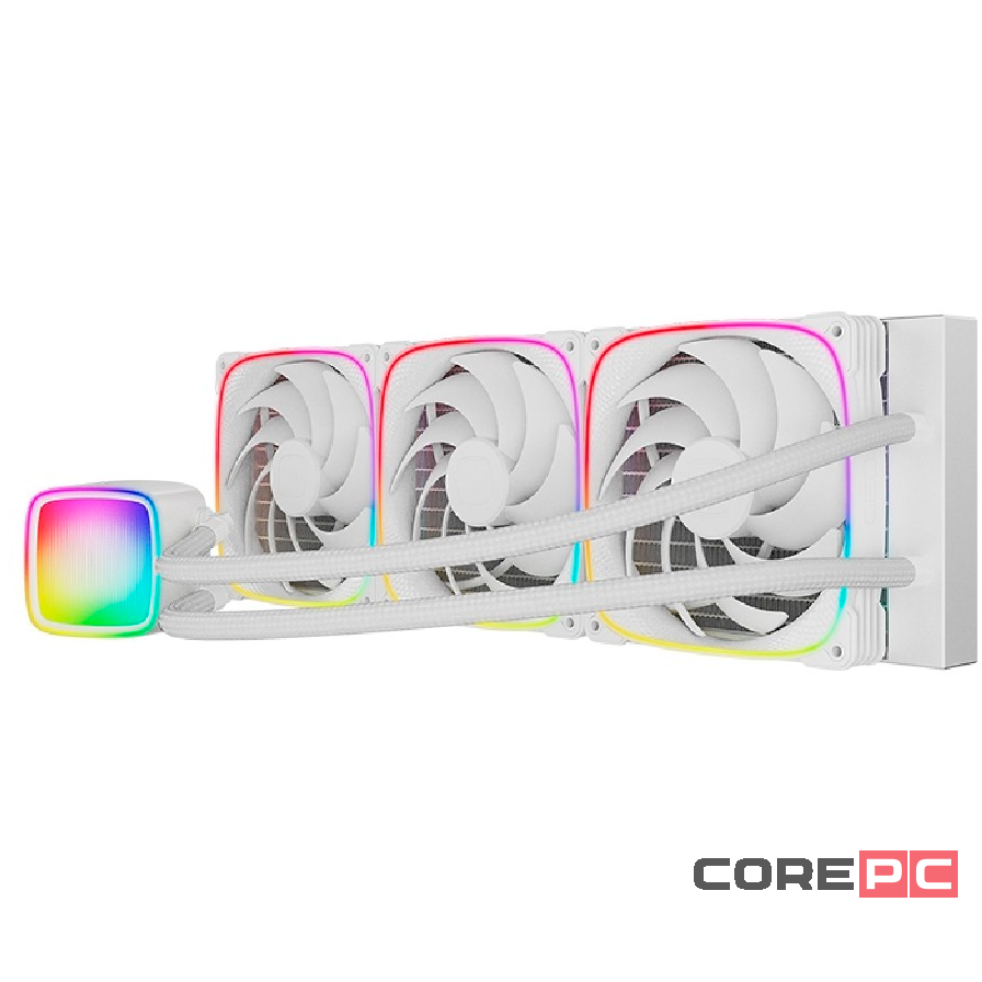 Система жидкостного охлаждения для процессора Geometric Future Eskimo Pro 420 ARGB White (1C253W0421000)