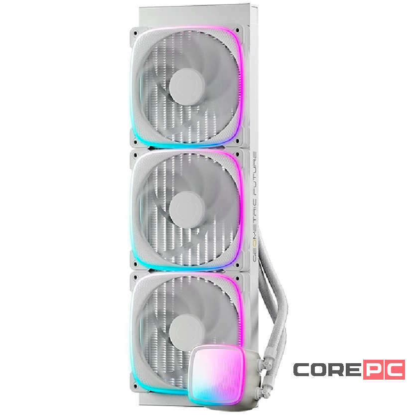 Система жидкостного охлаждения для процессора Geometric Future Eskimo Pro 420 ARGB White (1C253W0421000)