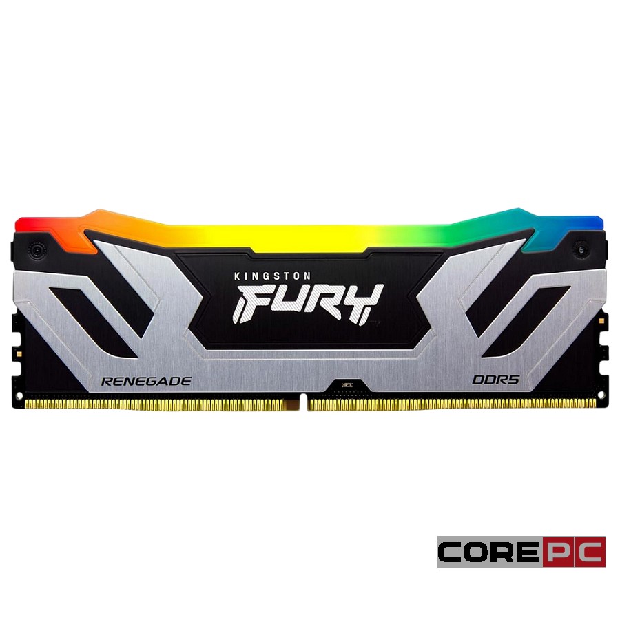 Оперативная память 24 Gb 8400 MHz Kingston FURY Renegade RGB Silver/Black (KF584CU40RSA-24)