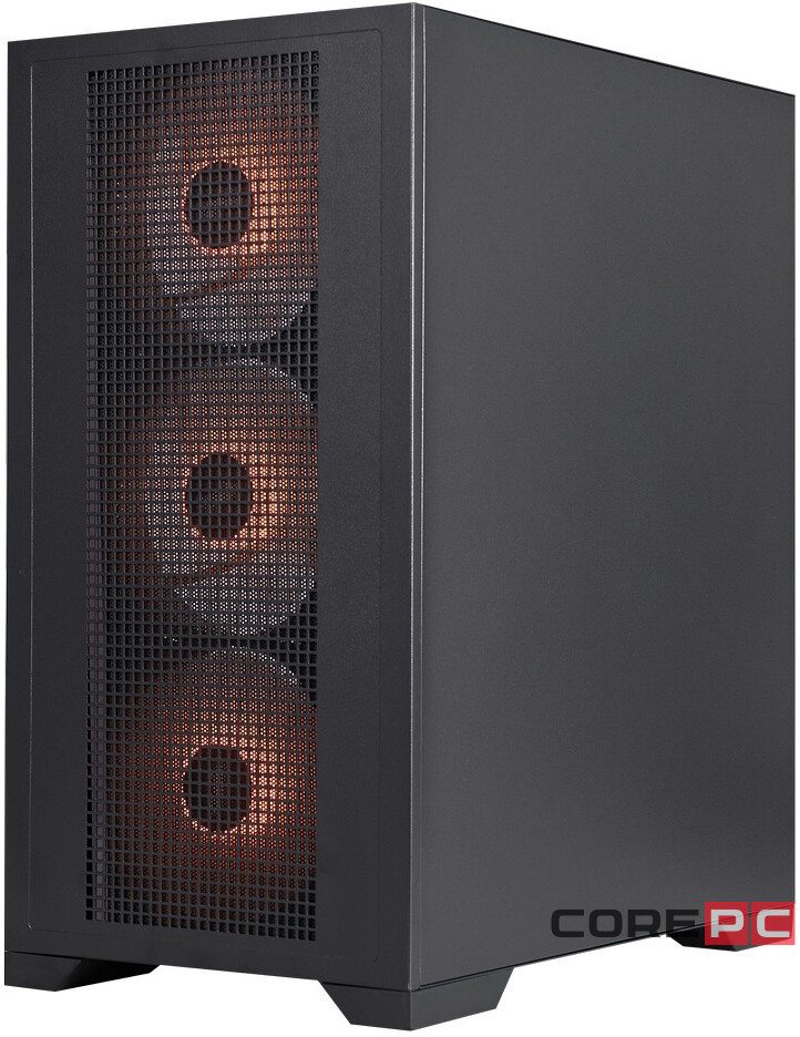 Компьютерный корпус 1STPLAYER Go2 ARGB Black (Go2-BK-4F7)