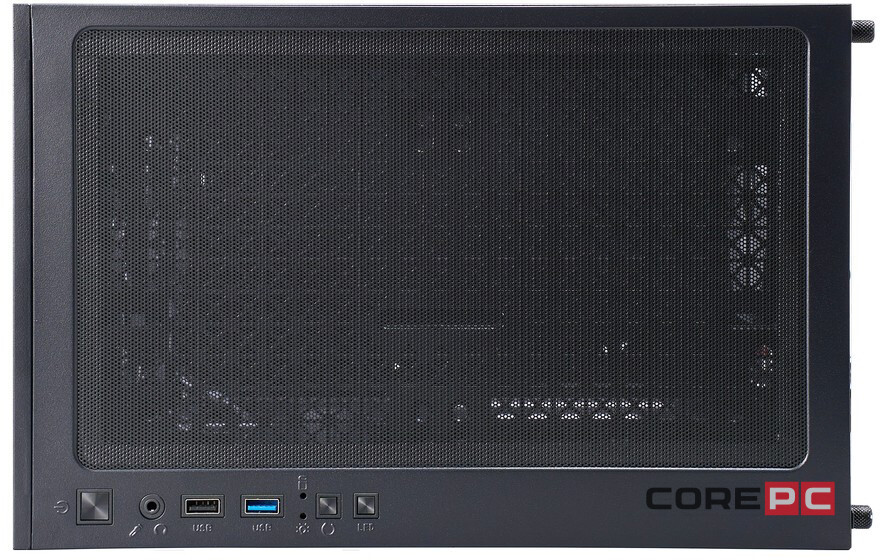 Компьютерный корпус 1STPLAYER Go2 ARGB Black (Go2-BK-4F7)