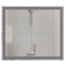Зеркало MIXLINE Минио-2 800х700 (ШВ) сенсорный выключатель, светодиодная подсветка + подогрев