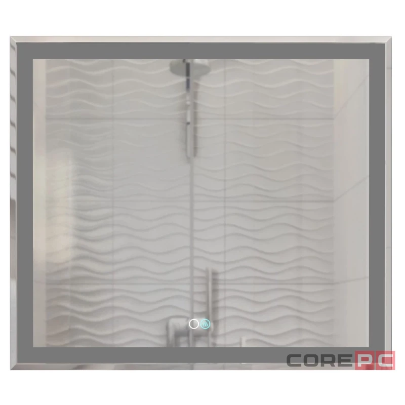 Зеркало MIXLINE Минио-2 800х700 (ШВ) сенсорный выключатель, светодиодная подсветка + подогрев