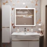Зеркало MIXLINE Минио-2 800х700 (ШВ) сенсорный выключатель, светодиодная подсветка + подогрев