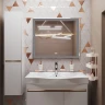 Зеркало MIXLINE Минио-2 800х700 (ШВ) сенсорный выключатель, светодиодная подсветка + подогрев