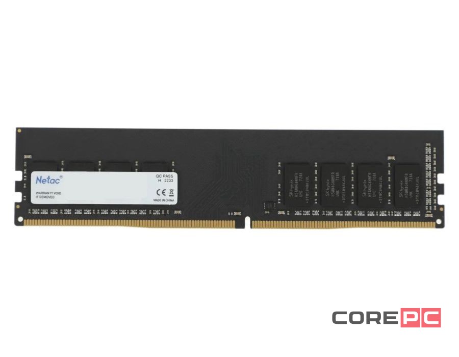 Оперативная память 8 Gb 3200 MHz NETAC BASIC (NTBSD4P32SP-08J)