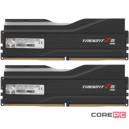 Оперативная память 32 Gb 8000 MHz G.Skill TRIDENT Z5 RGB Black (F5-8000J3848H16GX2-TZ5RK)