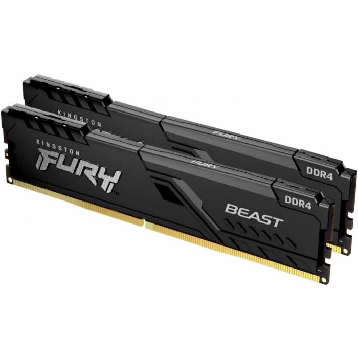 Оперативная память 32 Gb 3733 MHz Kingston FURY BEAST Black (KF437C19BB1K2/32)