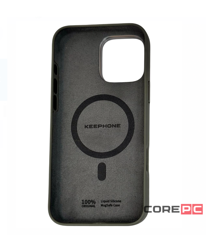 Накладка для i-Phone 16 Pro Keephone Rosana MagSnap серый