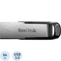 3.0 USB флеш накопитель SanDisk 64GB CZ73 Ultra Flair (SDCZ73-064G-G46) металл черный