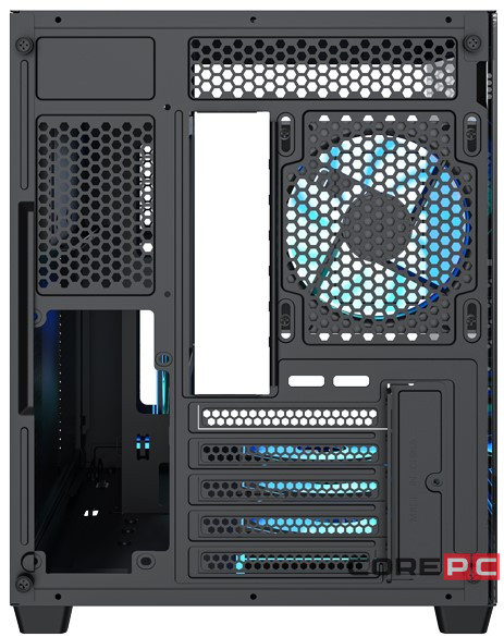 Компьютерный корпус XASTRA QW500M 6ARGB-C10-UC Black (QW500M-6FM12A-C10-UC)
