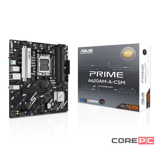 Материнская плата ASUS PRIME A620AM-A-CSM (90MB1MY0-M0EAYC)