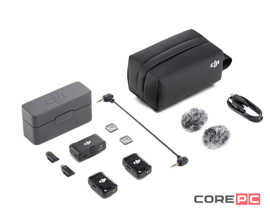 Беспроводной микрофон DJI Mic 2 (2 TX+1 RX+Charging Case) (Black)