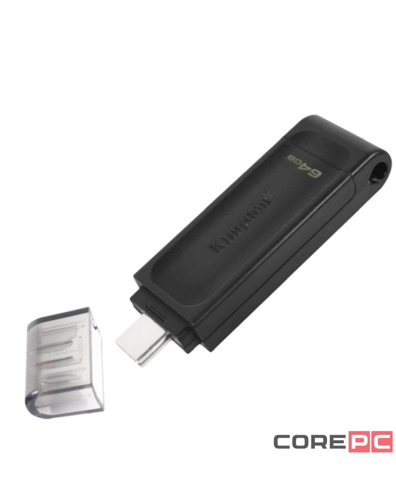 3.2 USB флеш накопитель Kingston Gen1 64GB DataTraveler 70 Type-C (DT70/64GB)