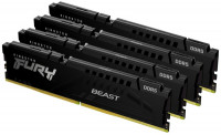 Оперативная память 128 Gb 5200 MHz Kingston FURY Beast RGB Black (KF552C40BBK4-128)