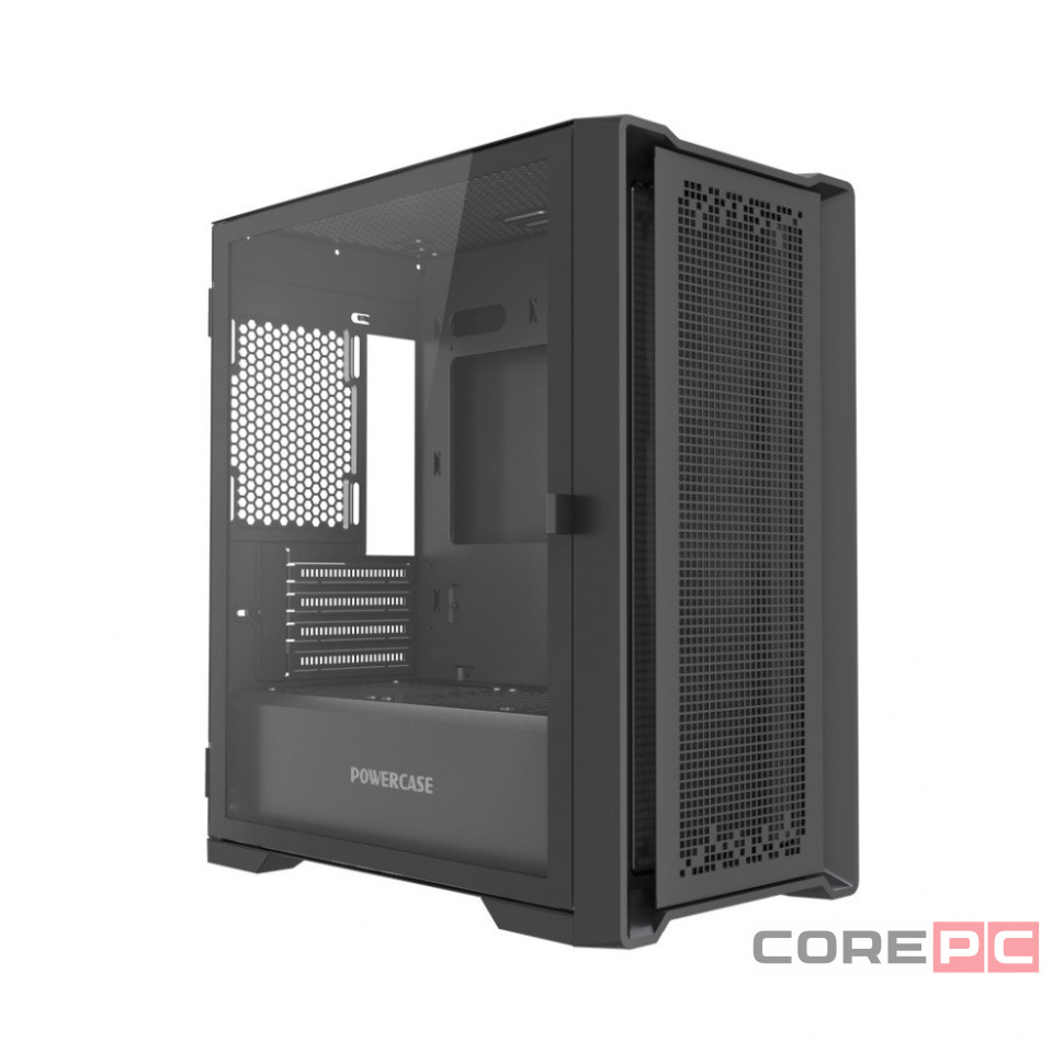 Компьютерный корпус Powercase ByteFlow Micro NF TG Black (CAMBNF-F0)