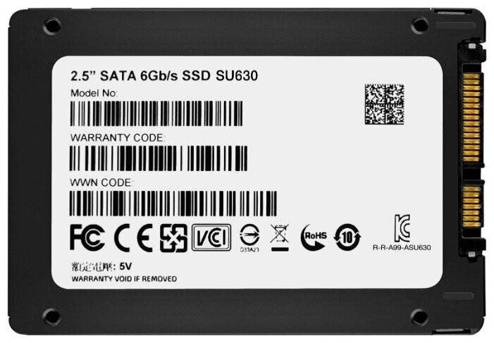 Твердотельный накопитель ADATA XPG 480 Gb ASU630SS-480GQ-R