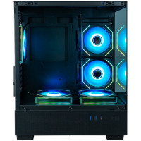 Компьютерный корпус XASTRA Q400M 5ARGB-C6-UC ARGB Black (Q400M-5FM12A-C6-UC)