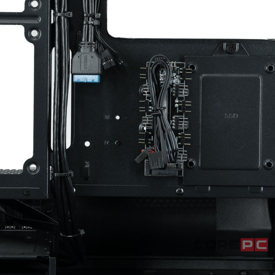 Компьютерный корпус XASTRA Q400M 5ARGB-C6-UC ARGB Black (Q400M-5FM12A-C6-UC)