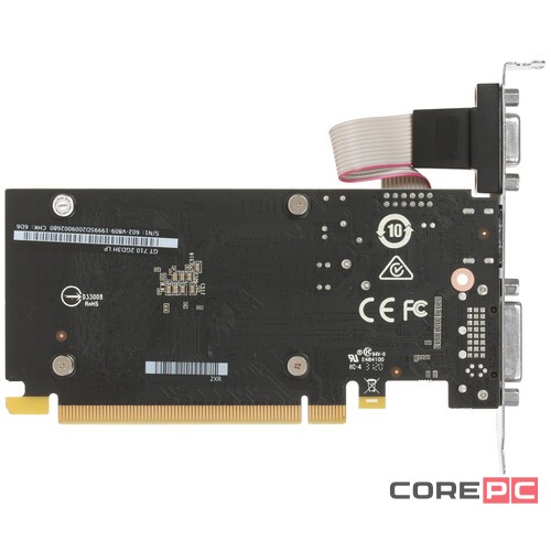 Видеокарта MSI (GT 710 2GD3H LP) GeForce GT 710 2GB Silent LowProfile