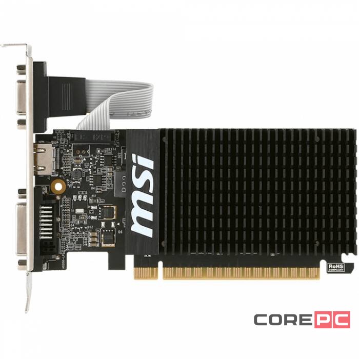 Видеокарта MSI (GT 710 2GD3H LP) GeForce GT 710 2GB Silent LowProfile