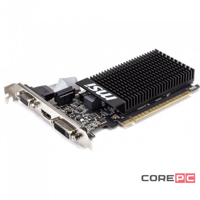Видеокарта MSI (GT 710 2GD3H LP) GeForce GT 710 2GB Silent LowProfile