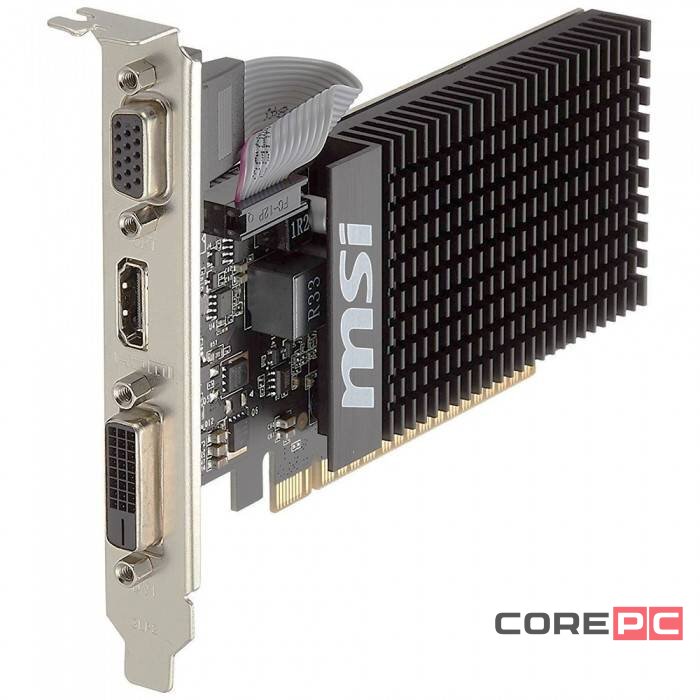 Видеокарта MSI (GT 710 2GD3H LP) GeForce GT 710 2GB Silent LowProfile