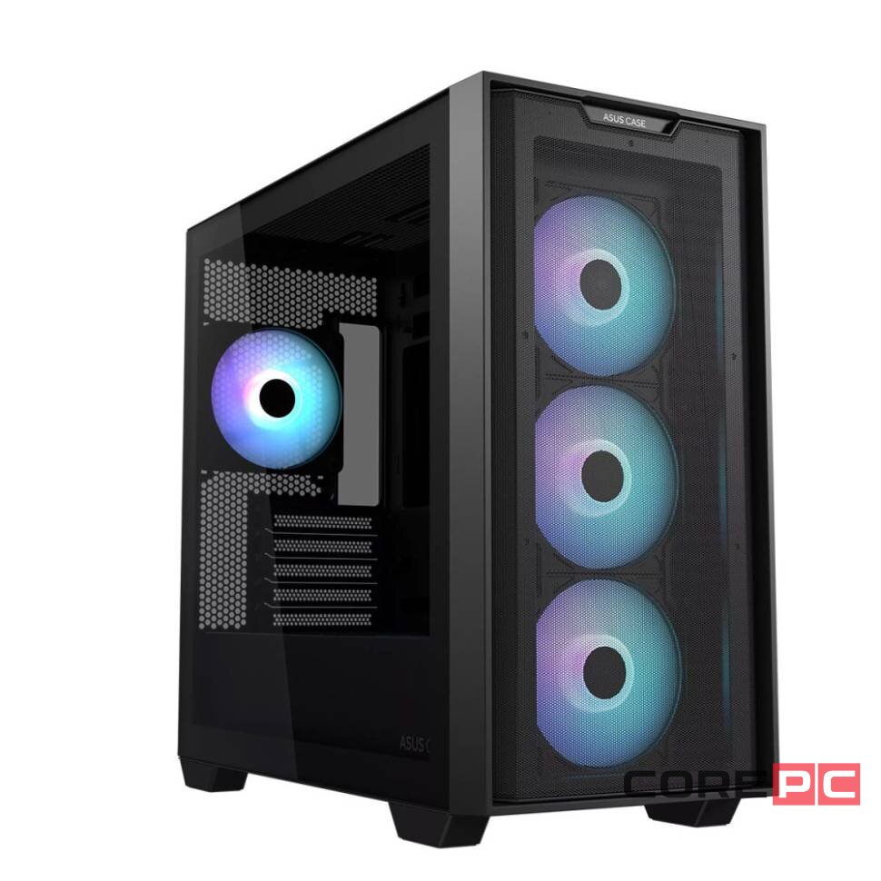 Компьютерный корпус ASUS TUF GAMING A21 PLUS TG ARGB Black (90DC00H0-B19000)