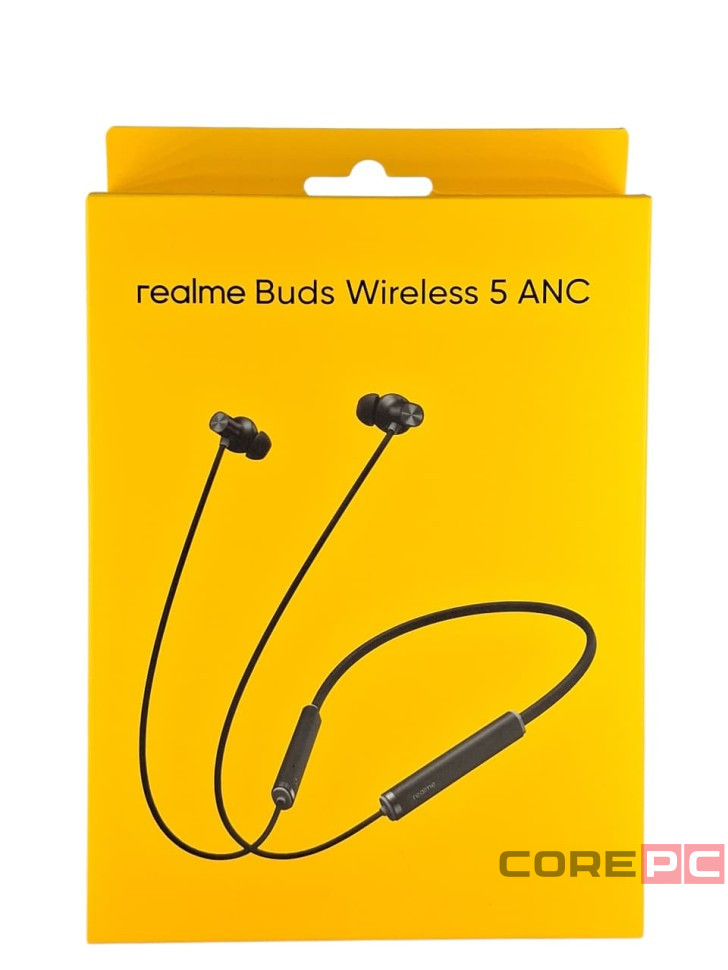 Беспроводные наушники Realme Buds Wireless 5 ANC черные