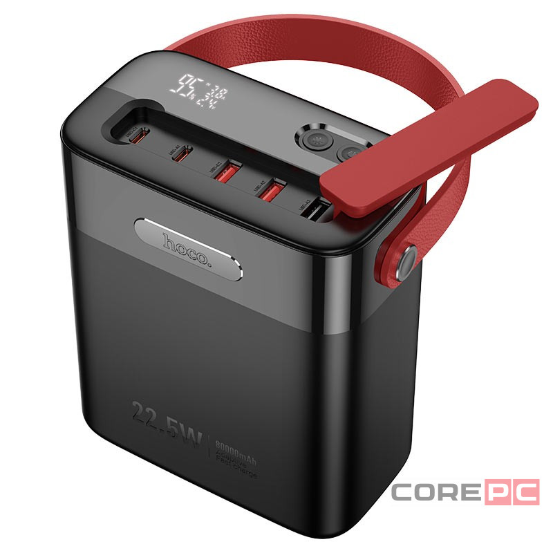 Powerbank Hoco J143 80000mAh 3USB/2C черный