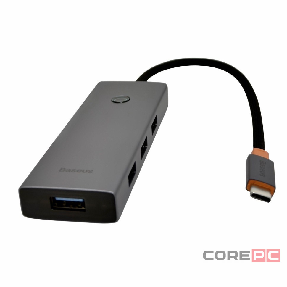 USB-C хаб Baseus Flite Series 5-Port B00052809813-00 серый