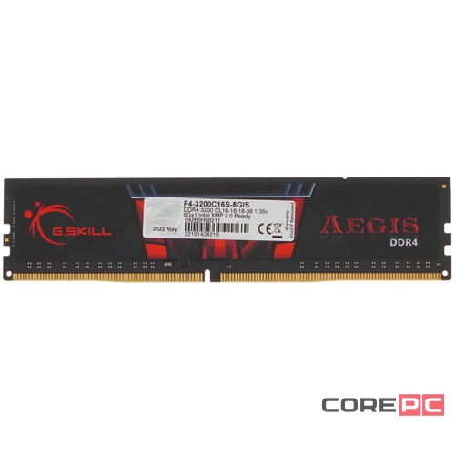 Оперативная память 8 Gb 3200 MHz G.Skill AEGIS (F4-3200C16S-8GIS)