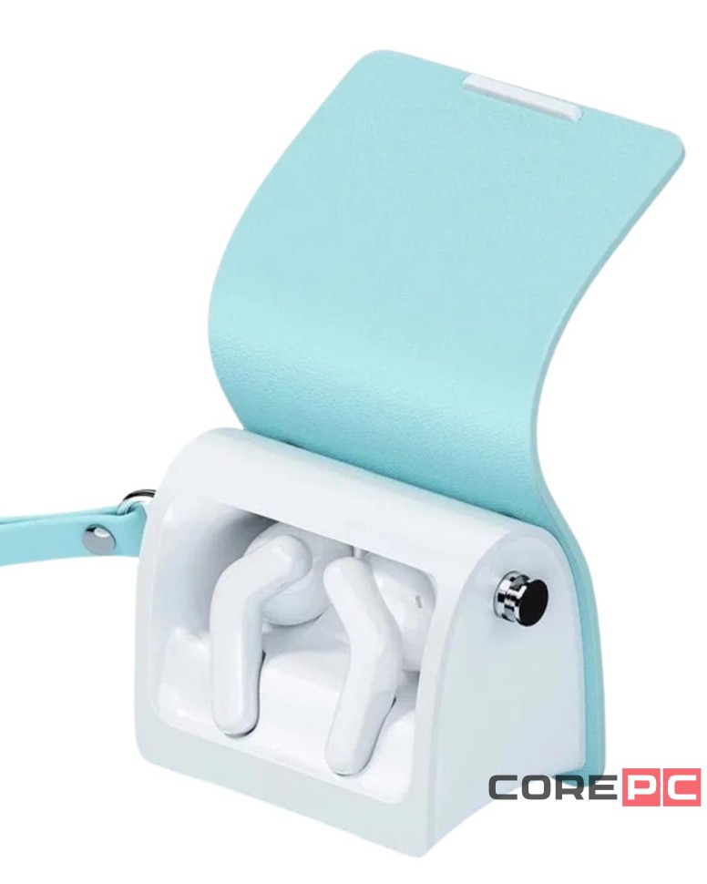 Беспроводные наушники TWS Haylou Lady Bag T87 38mAh/ANC/IPX4 голубые