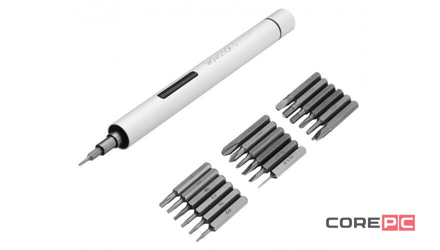Отвертка электрическая умная Xiaomi Wowstick TRY 20 in1 Kit белая