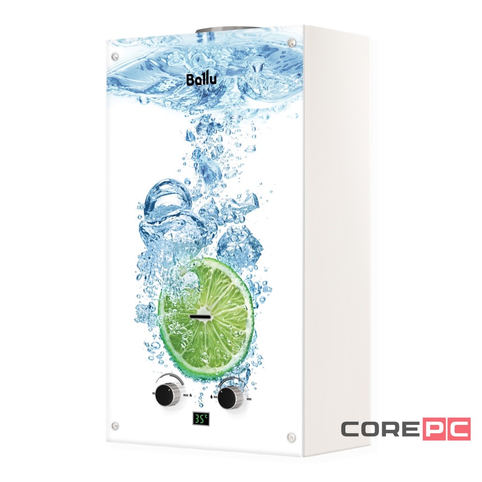 Колонка газовая Ballu GWH 10 Fiery Glass Lime