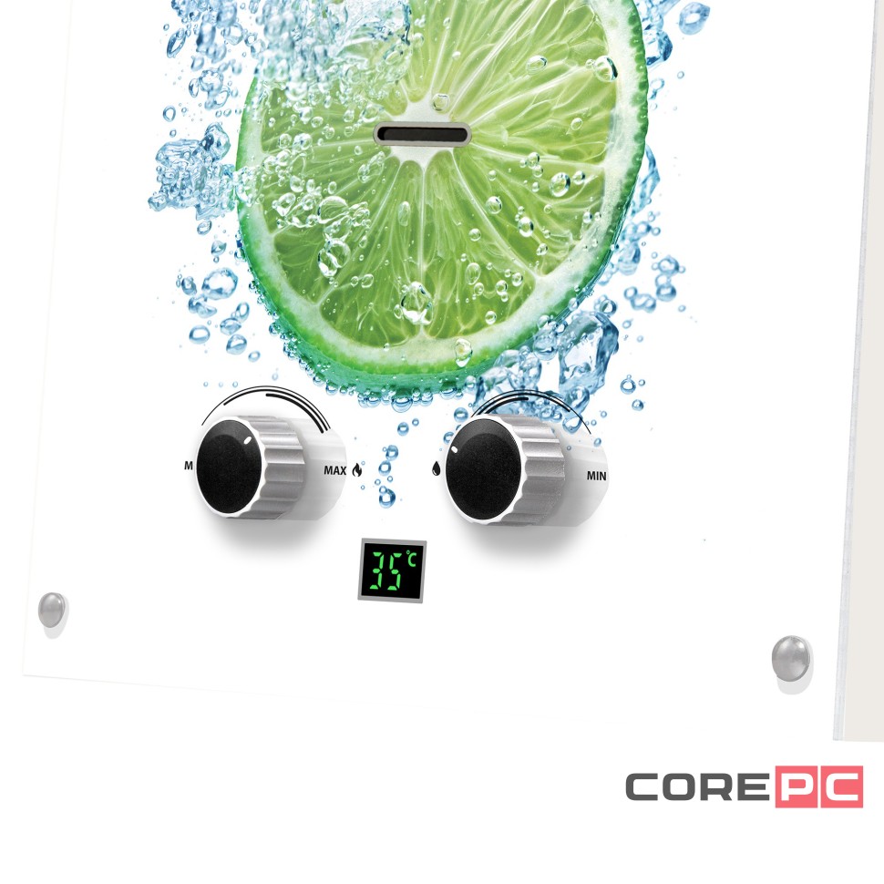 Колонка газовая Ballu GWH 10 Fiery Glass Lime