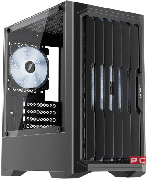 Компьютерный корпус 1STPLAYER BULLET HUNTER H2 FRGB Black (H2-BK-4F1)