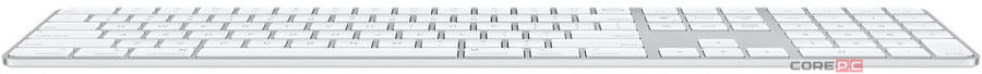 Беспроводная клавиатура Apple Magic Keyboard with Touch ID and Numeric Keypad русская (белый) (MK2C3)