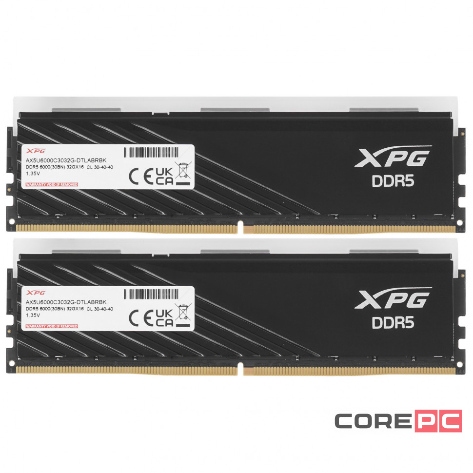 Оперативная память 64 Gb 6000 MHz ADATA XPG LANCER Blade RGB (AX5U6000C3032G-DTLABRBK)