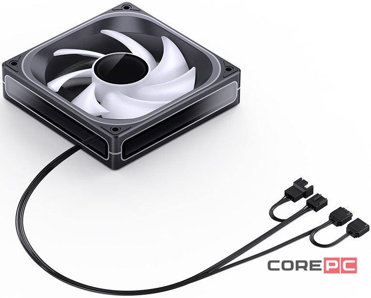 Вентилятор для корпуса JONSBO ZB-120B ARGB LED Black