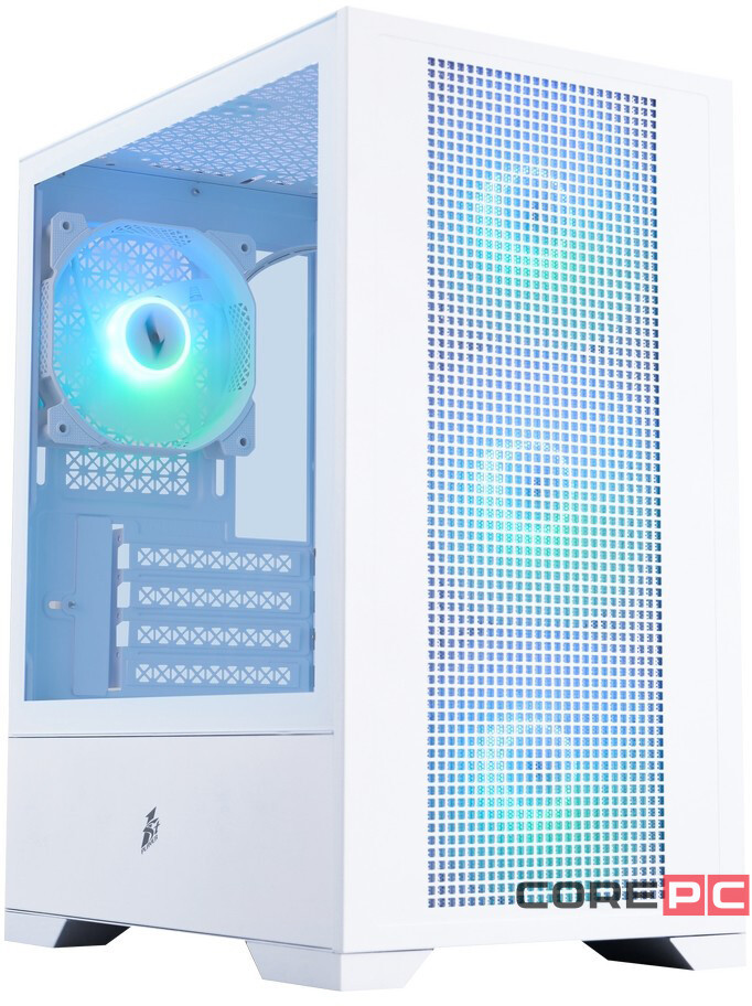 Компьютерный корпус 1STPLAYER Go2 ARGB White (Go2-WH-4F7-W)