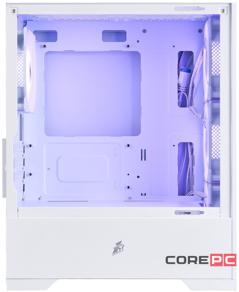 Компьютерный корпус 1STPLAYER Go2 ARGB White (Go2-WH-4F7-W)