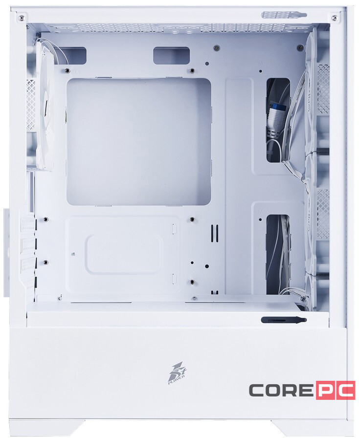 Компьютерный корпус 1STPLAYER Go2 ARGB White (Go2-WH-4F7-W)