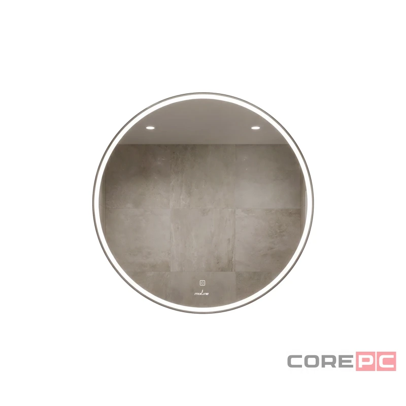 Зеркало MIXLINE Мира ЭКОНОМ D600 (ШВ) сенсорный выкл, светодиодная подсветка, без короба