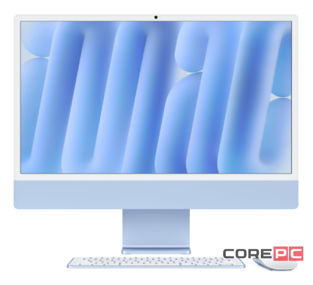 Apple iMac 24" with Retina 4.5K (M4 10C CPU, 10C GPU/16GB/512GB) (Blue) (MWV33)