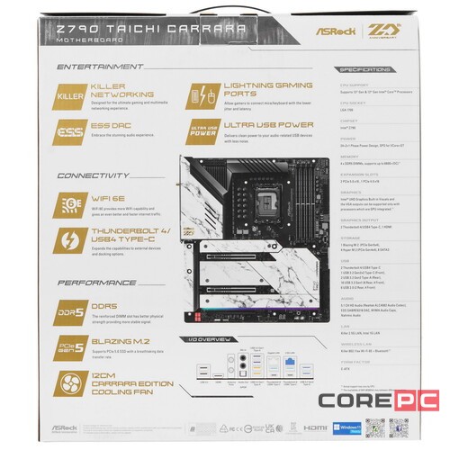 Материнская плата ASRock Z790 TAICHI CARRARA