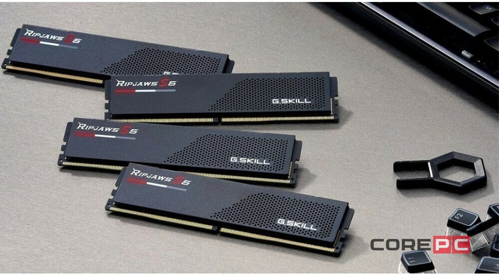 Оперативная память 64 Gb 6000 MHz G.Skill RIPJAWS S5 Black (F5-6000J3238G32GX2-RS5K)