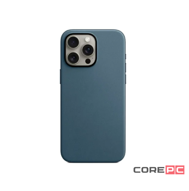 Накладка для i-Phone 15 Pro Max K-Doo Mag Elite алькантара синяя